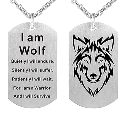 Famous Wolf Inspired Necklace for Men