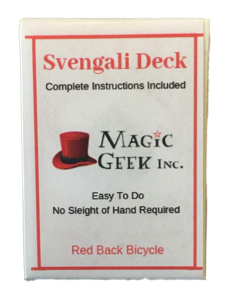 Magic Geek Svengali Deck Trick, (Red, 1 Pack)