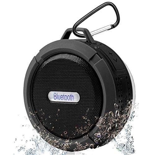 Shower Speaker, MIZOO Bluetooth Speaker with 5W Driver, Suction Cup, Built-in Mic, Wireless Waterproof Hands-Free Speakerphone