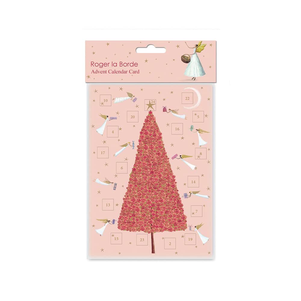 Roger la BordeCelestial Tree Advent Card with Envelope