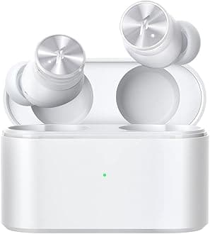 1MORE PistonBuds Pro Hybrid Active Noise Canceling Wireless Earbuds, Bluetooth 5.2 Headphones, 12 Studio-Grade EQs, AAC, 30h Playtime, 4 Mics with DNN, Gaming Mode, IPX5, White