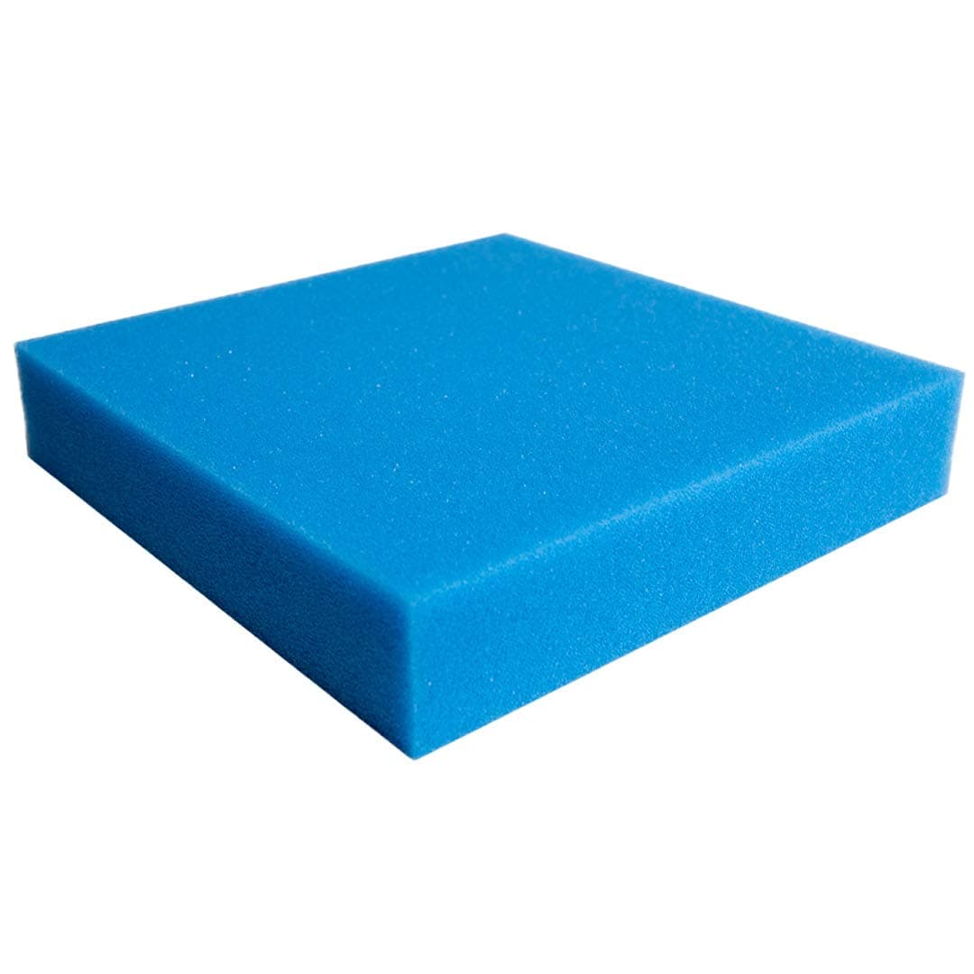Poret Premium German Quality Sponge aquarium Polyether Filter Foam Media HMF Pad sheet pond fish Shrimp 31x30x3cm (Blue, PPI 45)