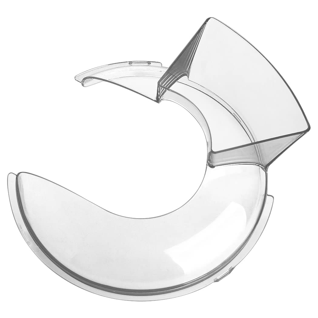 Veterger Replacement Parts Pouring Shield,Compatible with Kitchenaid 6 Quart tilt head stand mixer stainless steel bowls