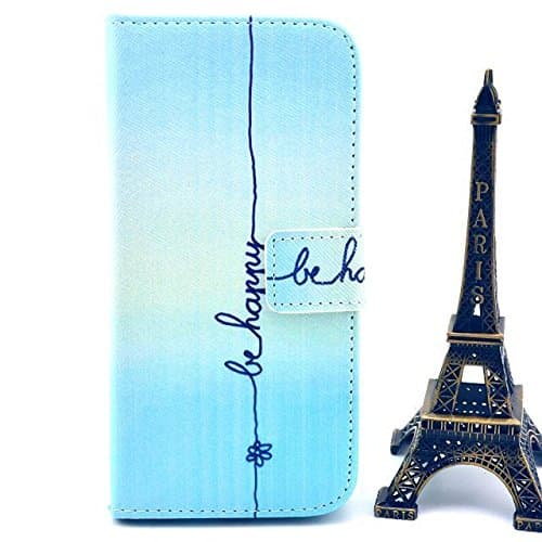 Vkied Apple iPhone (6S PLUS,6 PLUS) leather Case (Writing) Pattern Fashion Printing Wallet Cards Slots Flip Magnet Stand Leather Carry Case with Screen Protector and Cleaning Cloth