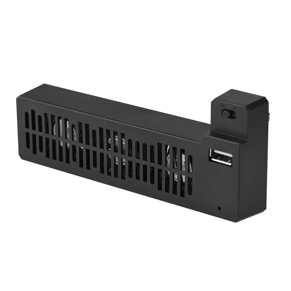 Zerone Cooling Fan Docking Station External Cooler Stand With 3 Cooling Fan Heat Reducing USB External Cooling Fan Side Mounted for XBOX ONE X Game Console