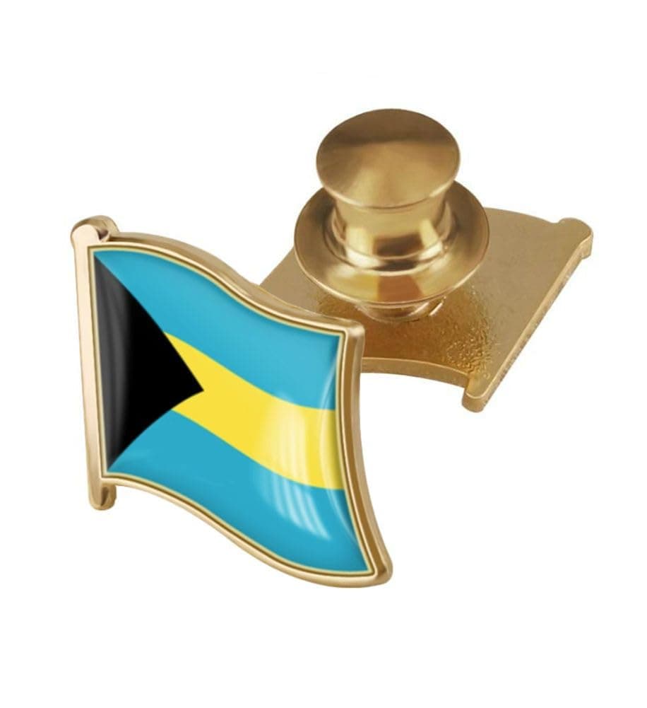 vmcoatdu Country Flag Backs Locking Pin Keepers Locking Clasp Pin Badge International Travel Brooch Metal Alloy Souvenir Pin 0.75x0.7 Inch Small Pin