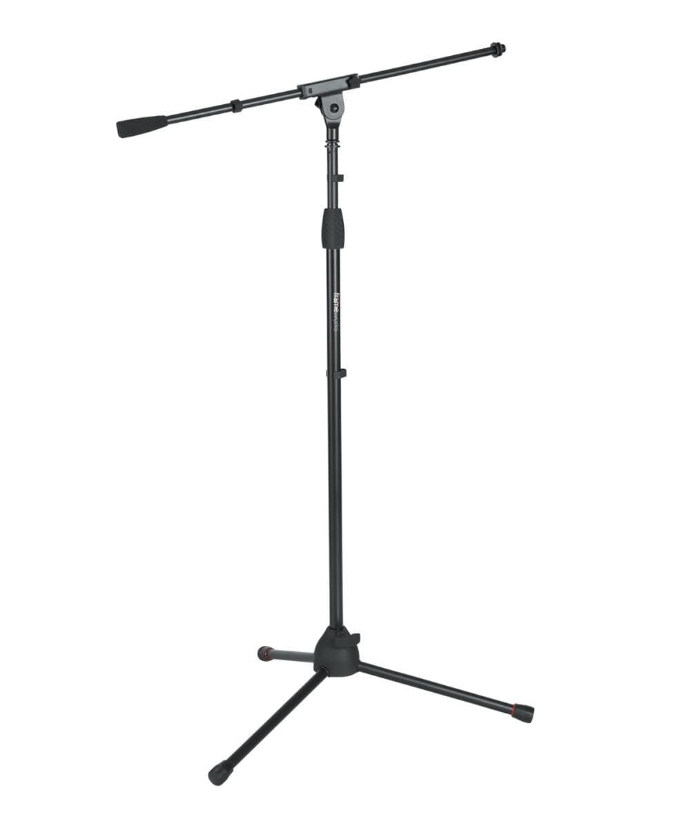 Standard Tripod Microphone Stand with Boom Arm, Adjustable Height, and Both 3/8" and 5/8" Adapters (GFW-MIC-2010)