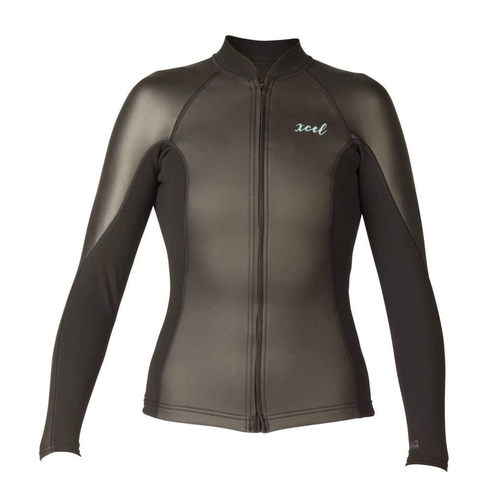 XCEL Women's Axis Smoothskin Front Zip Wetsuit Top 2/1