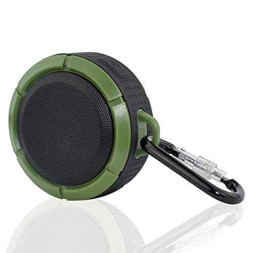 Bluetooth 4.0 Speaker Portable IP67 Waterproof Wireless Speaker 8 Hours Playtime Outdoors Sports Shower (Forest Green)
