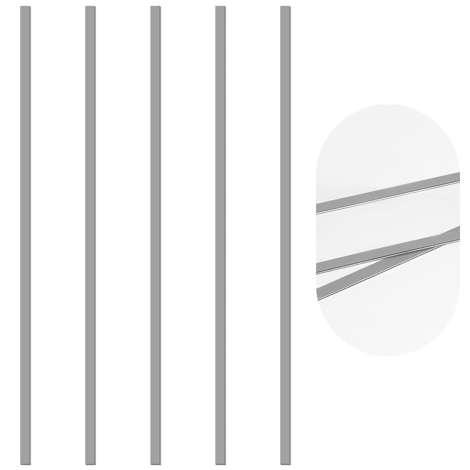 Tinideya 5 Pcs 12 Inch Replacement Cutting Mat for All 12 Inch Rotary Paper Trimmers Cutter Mat Pad Replacement Accessories, Gray