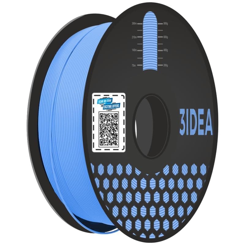 3Idea Premium PLA+ (Sky Blue) 3D Printer Filament 1.75mm Dimensional Accuracy +/- 0.03mm Net Weight- 1 KG
