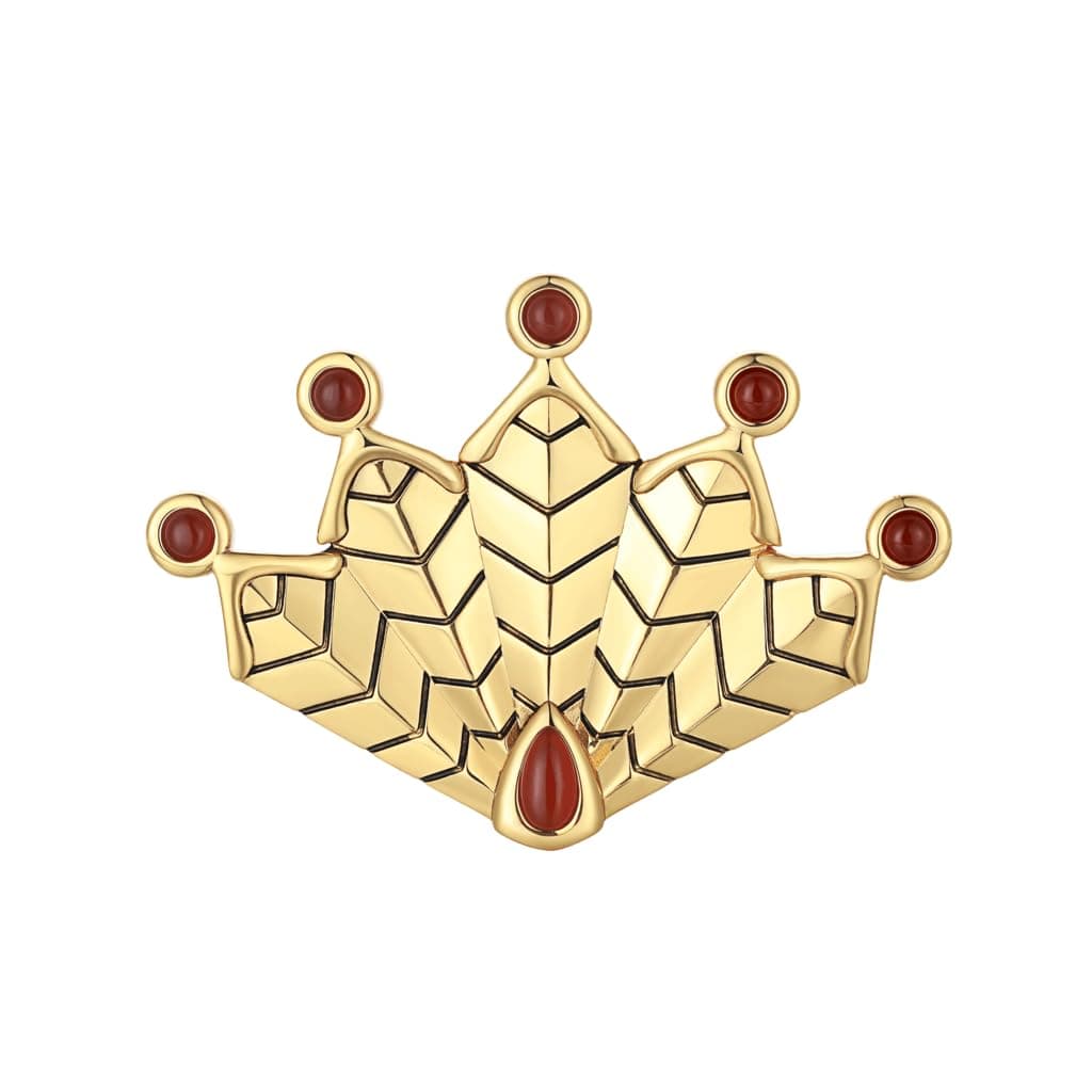 ZAG STORE - 奇跡のてんとう虫 - 孔雀フェリックス 迷彩ブローチ, 樹脂