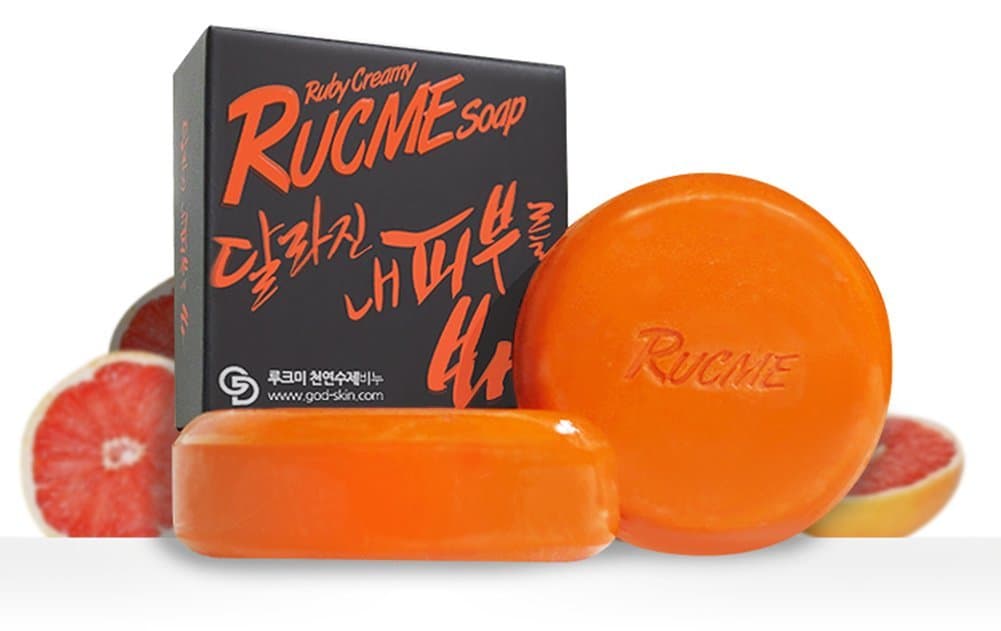 GODSKIN Rucme Soap Ruby Ceamy Grapefruit Soap Natural Soap 100g