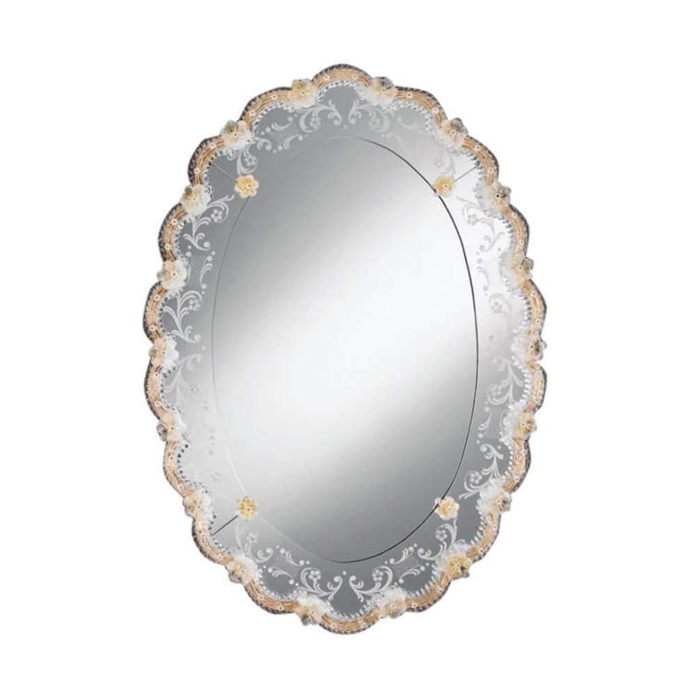 Decorative crafts Murano Venetian Oval Mirror