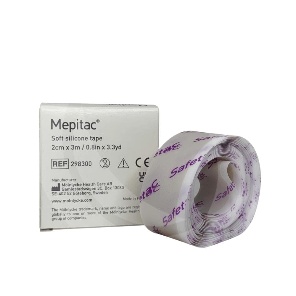 Mölnlycke Mepitac 2 x 300 cm or (2cm x 3 m) Roll Non-Sterile by Health Care GmbH