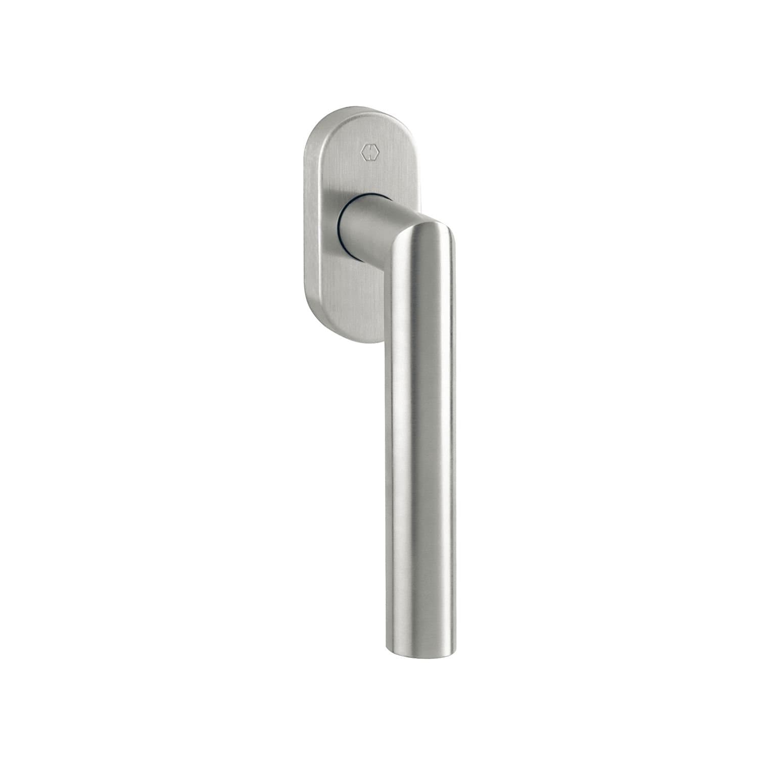 Hoppe Window Handle"Amsterdam" Secustik VK 7 x 32 mm to 42 mm, Stainless Steel, Matte, 1 Piece