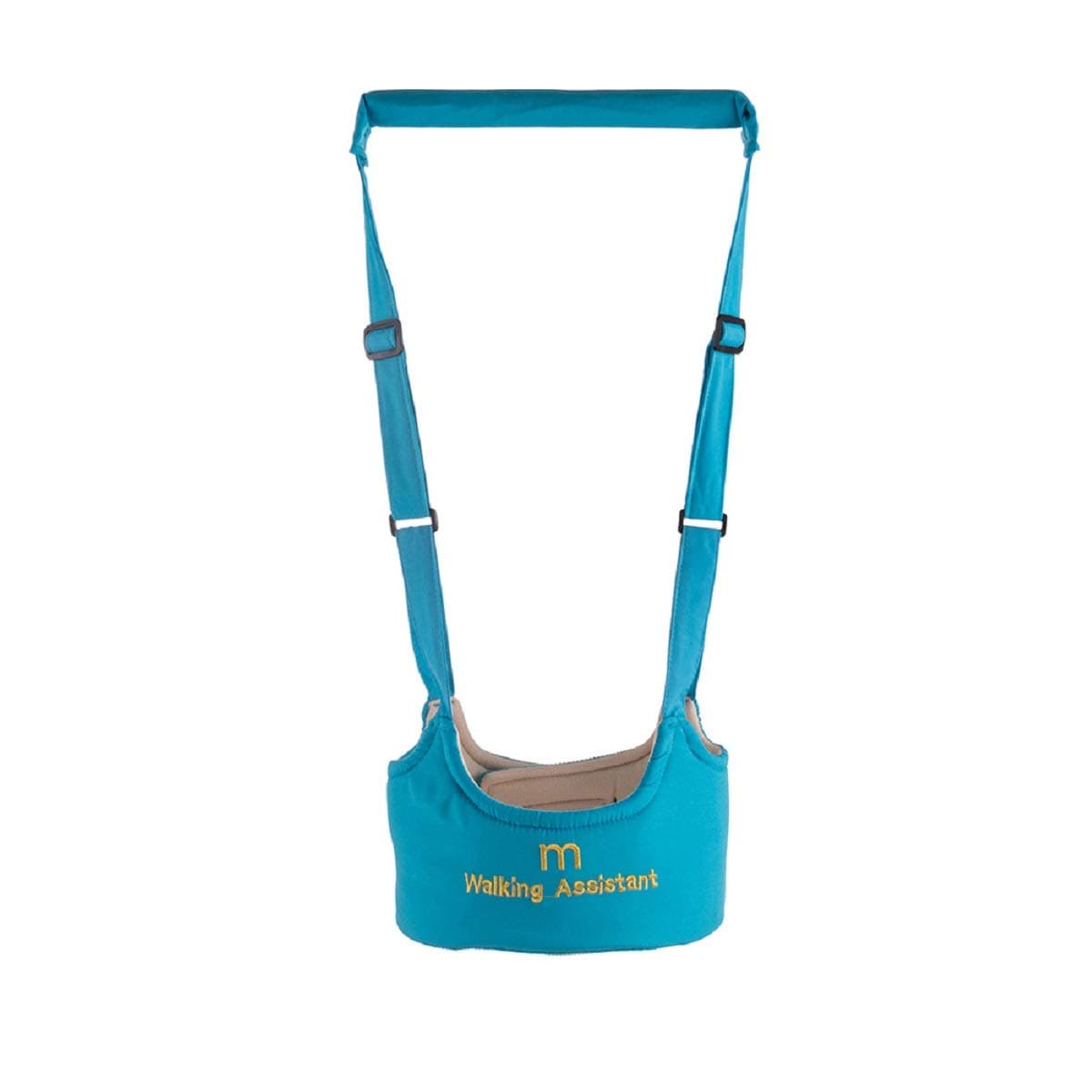 Handheld Baby Walker with Harness, Adjustable Walking Assistant Helper for Infant Child (Age 6 Months to 24 Months),Stand Up and Learn Walking, Sky Blue