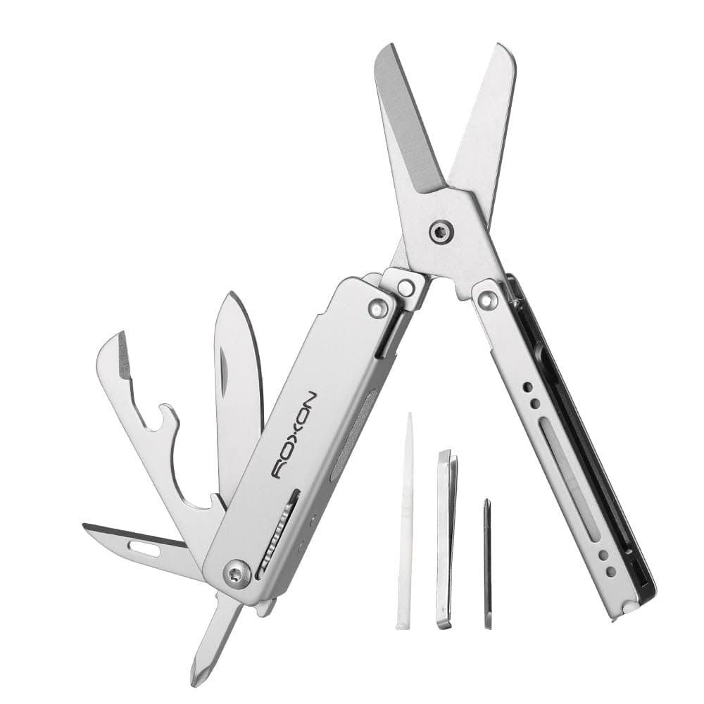 ROXON M3 13 in 1 Multi Tool EDC Knife And Scissors with Toothpick & Tweezers Practical Small and Exquisite