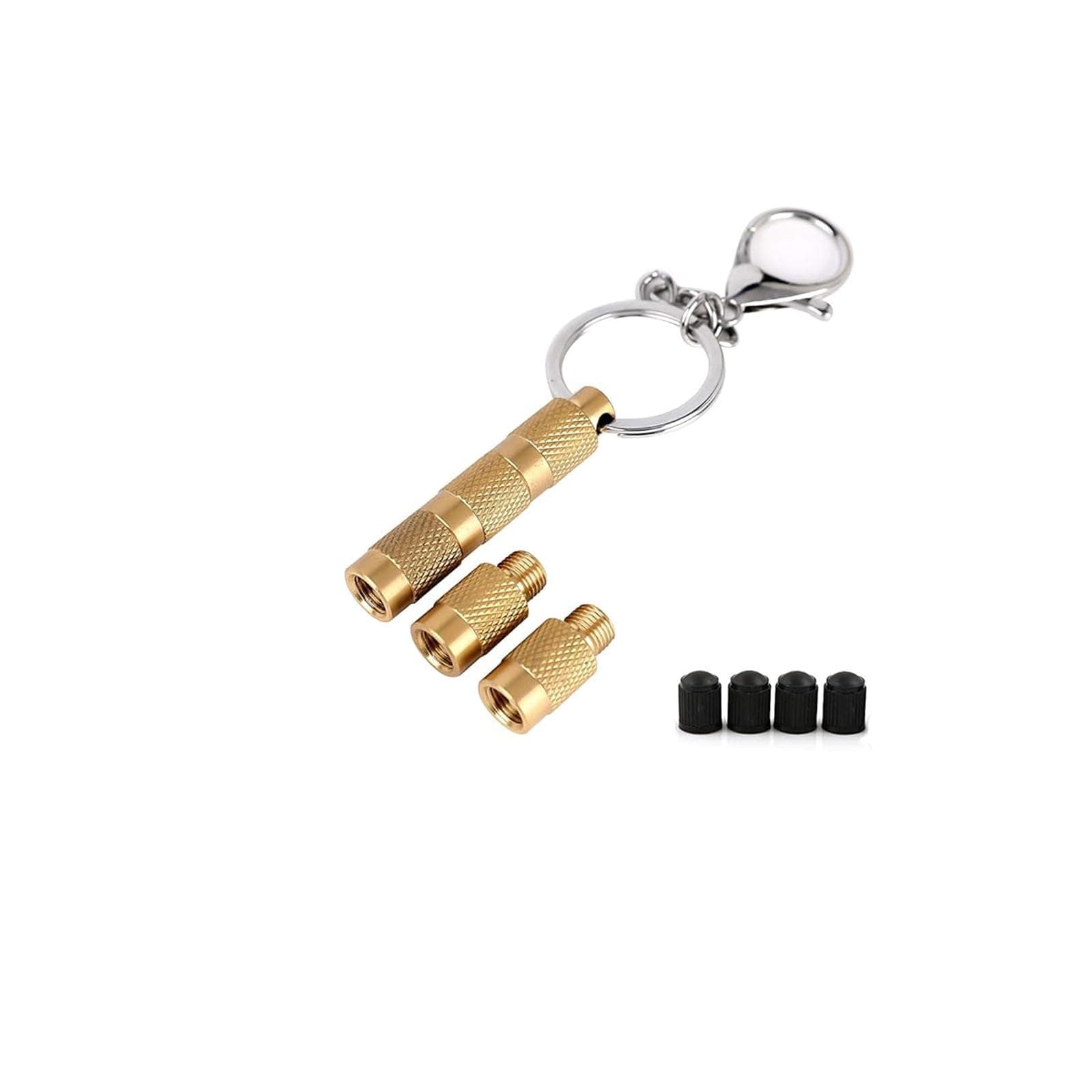 SHOWAY Tire Deflator,4 in 1 Solid Brass Easy Storage and Using Air Down Tool,Tire Pressure Deflators for Offroad Vehicle