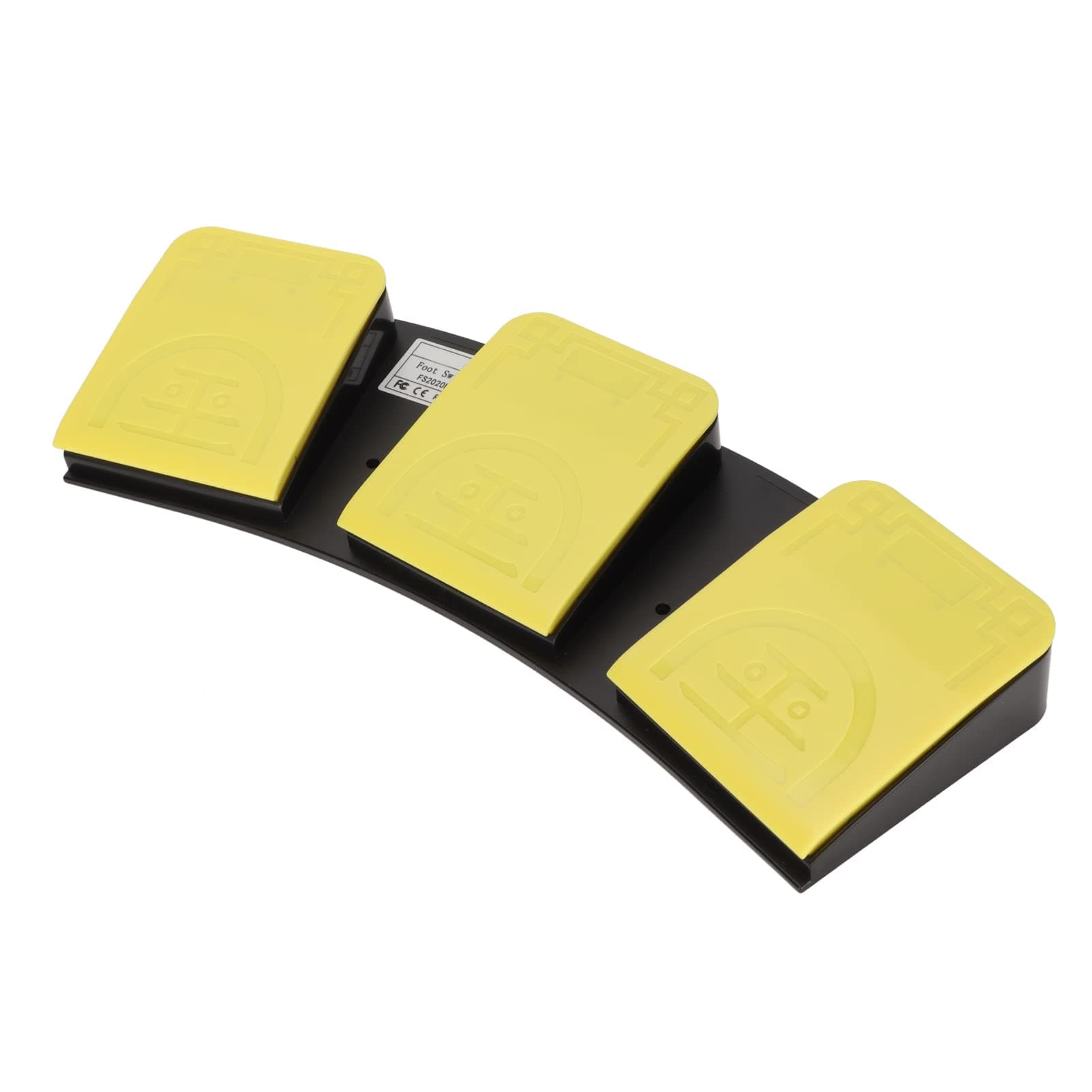 USB Foot Pedal, Triple Foot Switch with Dual Mode Connection Programmable Keyboard Device for PC Computer Video Game