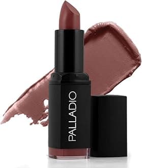 Palladio Herbal Matte Lipstick, Creamy and Full Coverage Long Lasting Matte Lipstick, Royal Rum