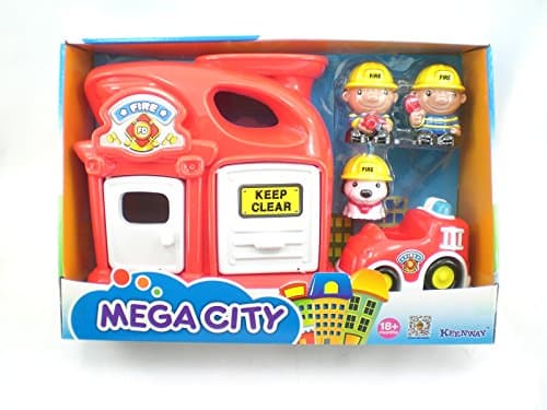 Keenway Fire Station Mega City Play Set