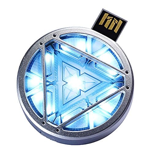 2015 MARVEL The Avenger Iron Man ARC REACTOR (32GB) USB LED Light Flash Driver NEW!