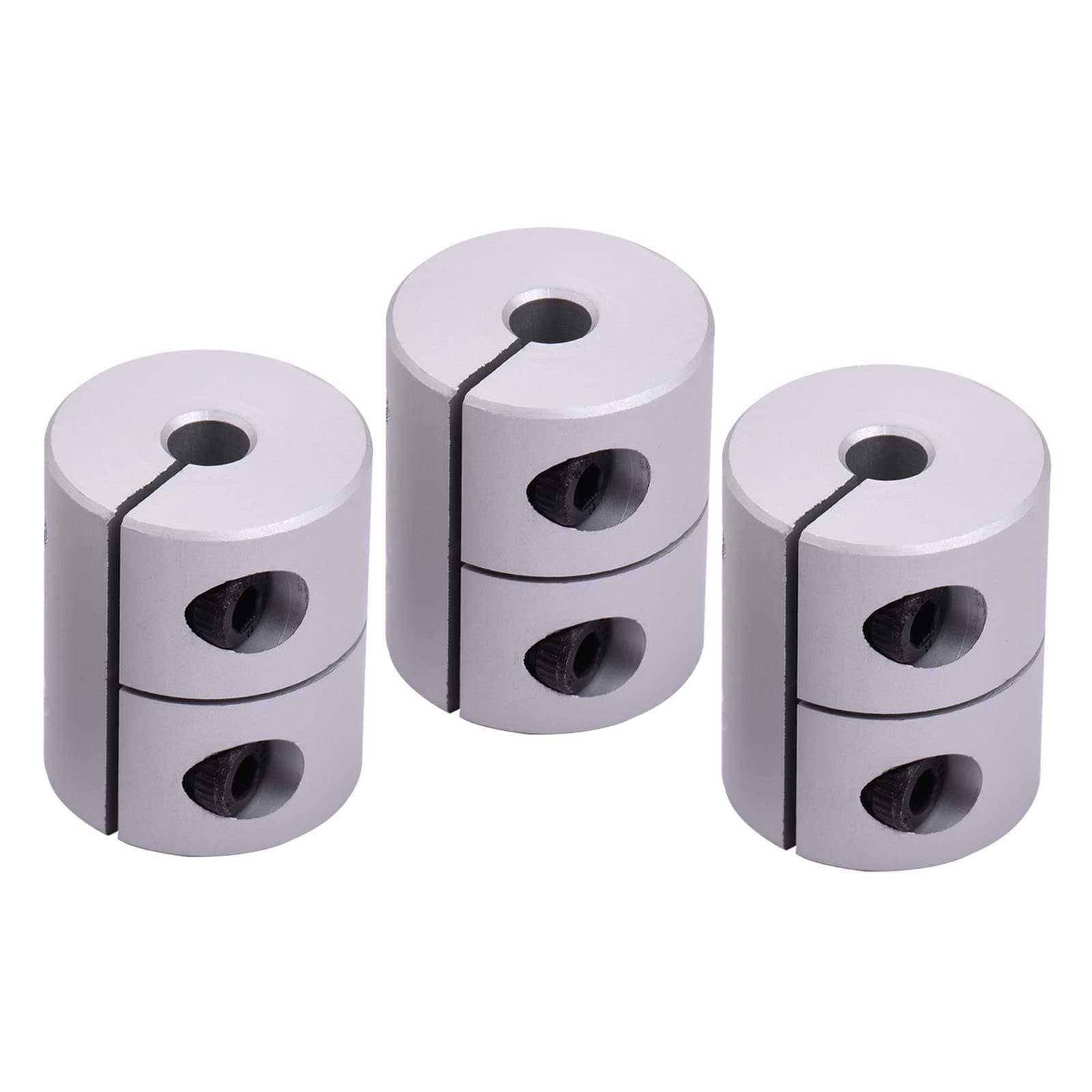 OUNA rigid coupling，3pcs Rigid Shaft Coupling 5mm to 8mm Bore L23xD18 Shaft Coupler Connector for 3D Printer Stepper Motor CNC Machine