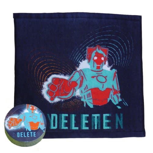 Doctor Who Compressed Towel/Flannel (Cyberman)