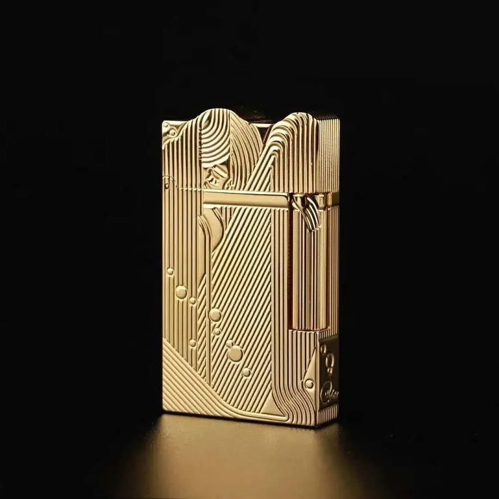 Sanji's Brass Side Lighter - Handmade, Refillable, Portable, Suitable for Collection, Decoration, Gift
