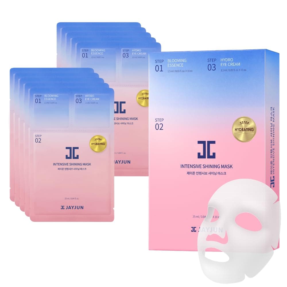 Jayjun Cosmetic Intensive Shining Mask, 10 Pieces