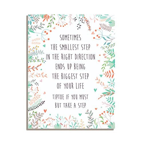 Dorothy Spring Sometimes The Smallest Step In The Right Direction Ends Up Being The Biggest Of Your Life Inspirational Fridge Magnet Sign Perfect Friendship Gift Size 4x3 inch