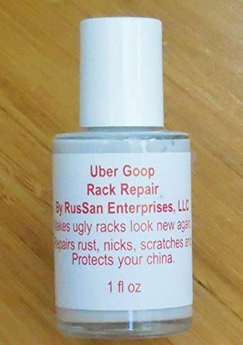 (New 1oz Size) Uber Goop Light Grey Dishwasher Rack Coating/Glue (Bottle only)