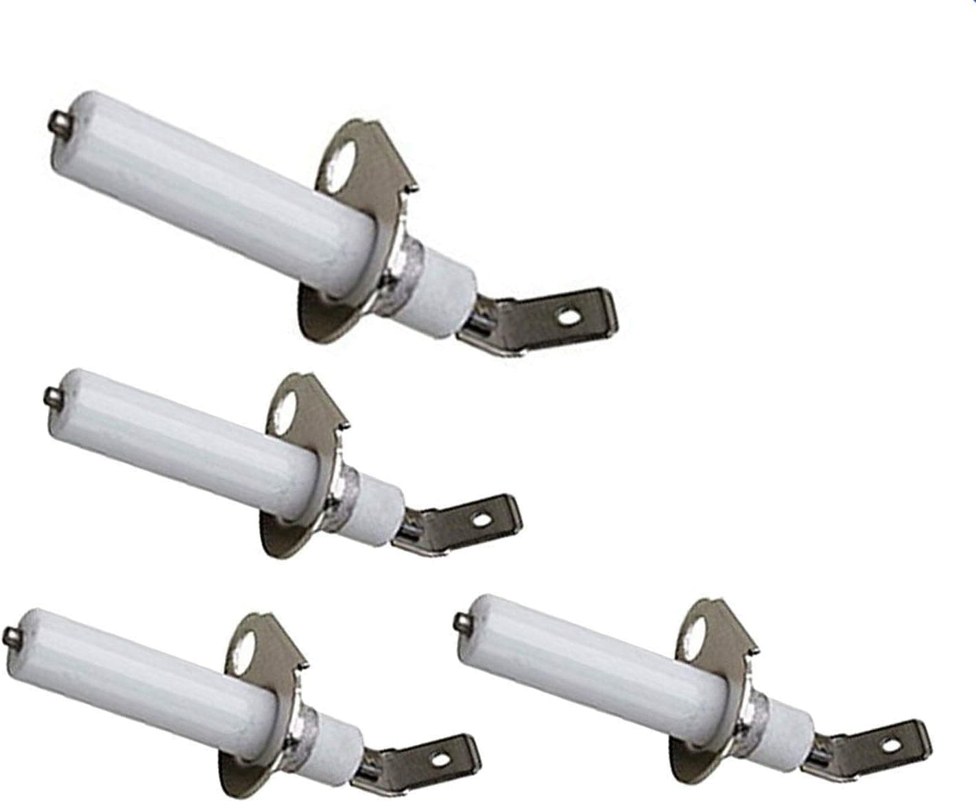 4 Pack Gas Range Stove Ignitor Electrode 8523793 Replacement for Whirlpool Gas Range Igniter,Amana oven ignitor and Kenmore gas stove parts WP8523793 AP6012852 PS11746068 74007473 7432M126-60