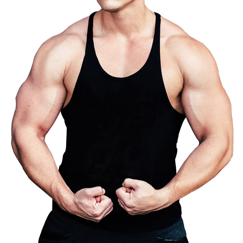 Blank Bodybuilding Stringer Tank Tops Men Cotton