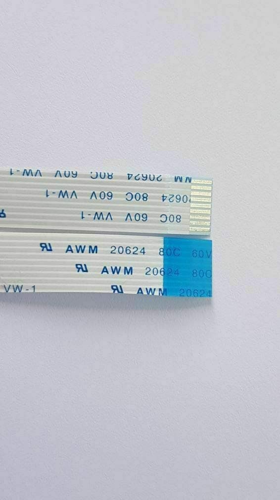 ComponentWarehouse E256404 AWM 20624 80C 60V 9 Pin 10cm 80cm 98.5cm Long 1cm Wide Flex Ribbon Cable