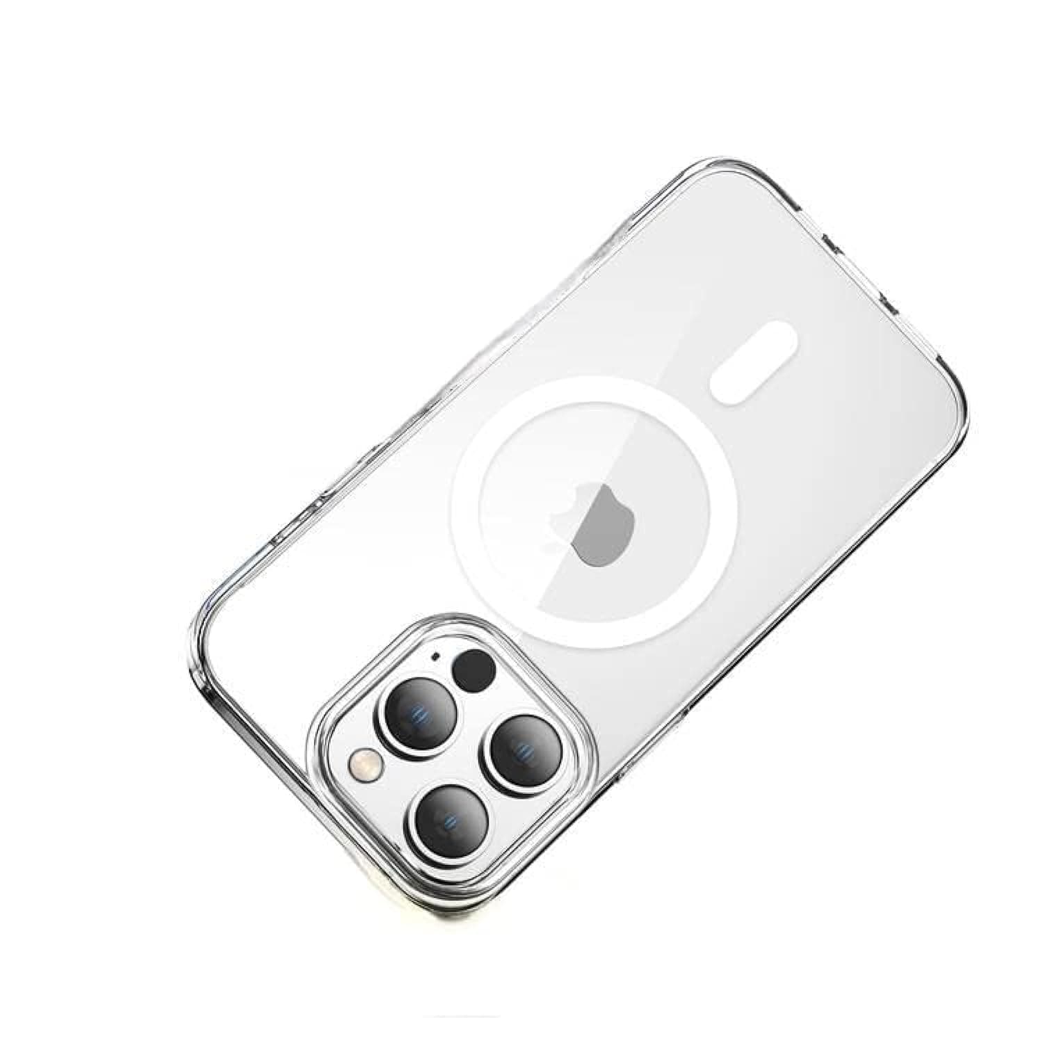 Green Lion MagSafe Crystal Clear for iPhone 14 Plus, Precise Cutouts, Anti Scratch, Anti Fingerprint, Camera Protection, Ultra HD Clarity - Clear