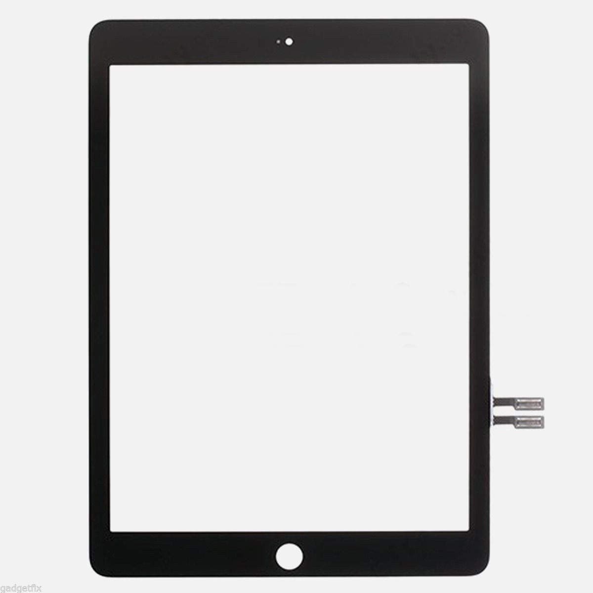 Black Digitizer Repair Replacement Kit for iPad 9.7 (2018) iPad 6 6th Gen A1893 A1954 Touch Screen Digitizer with Pre-Installed Adhesive and Tools