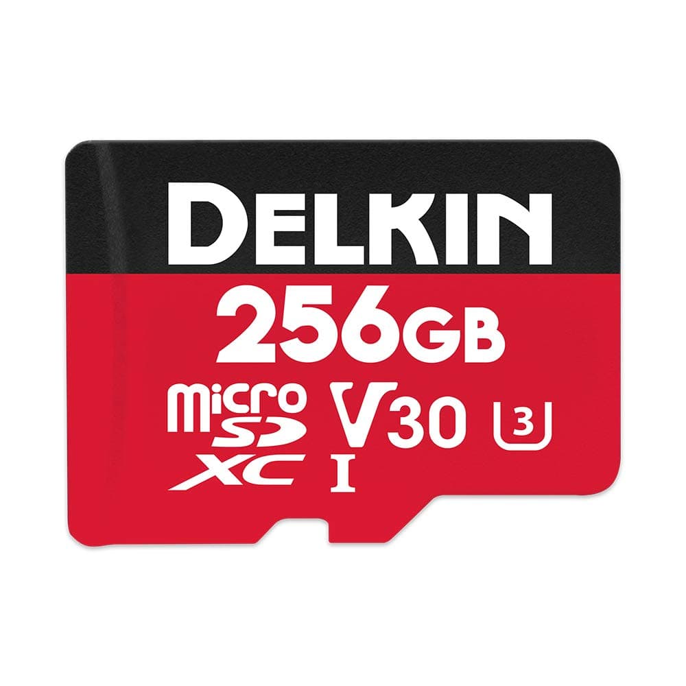 Delkin Devices 256GB Select microSDXC UHS-I (V30) Memory Card (DDMSDR500256)