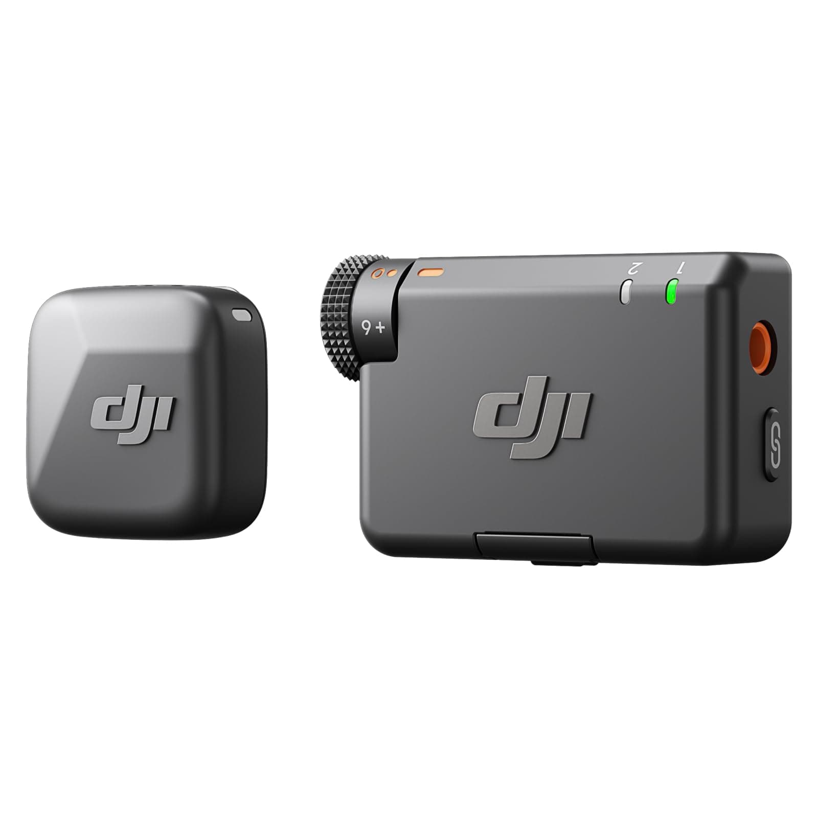 DJI Mic Mini(1 TX + 1 RX) Wireless Microphone, Ultralight Audio, Noise Cancelling, Auto Restriction, Pin Microphone for Camera/iPhone/Android for Vlog Shooting, Streaming, 400m Transmission