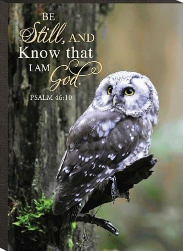 P. GRAHAM DUNN Be Still, And Know That I Am God Psalm 46:10 Mini Print 6 X 4.3