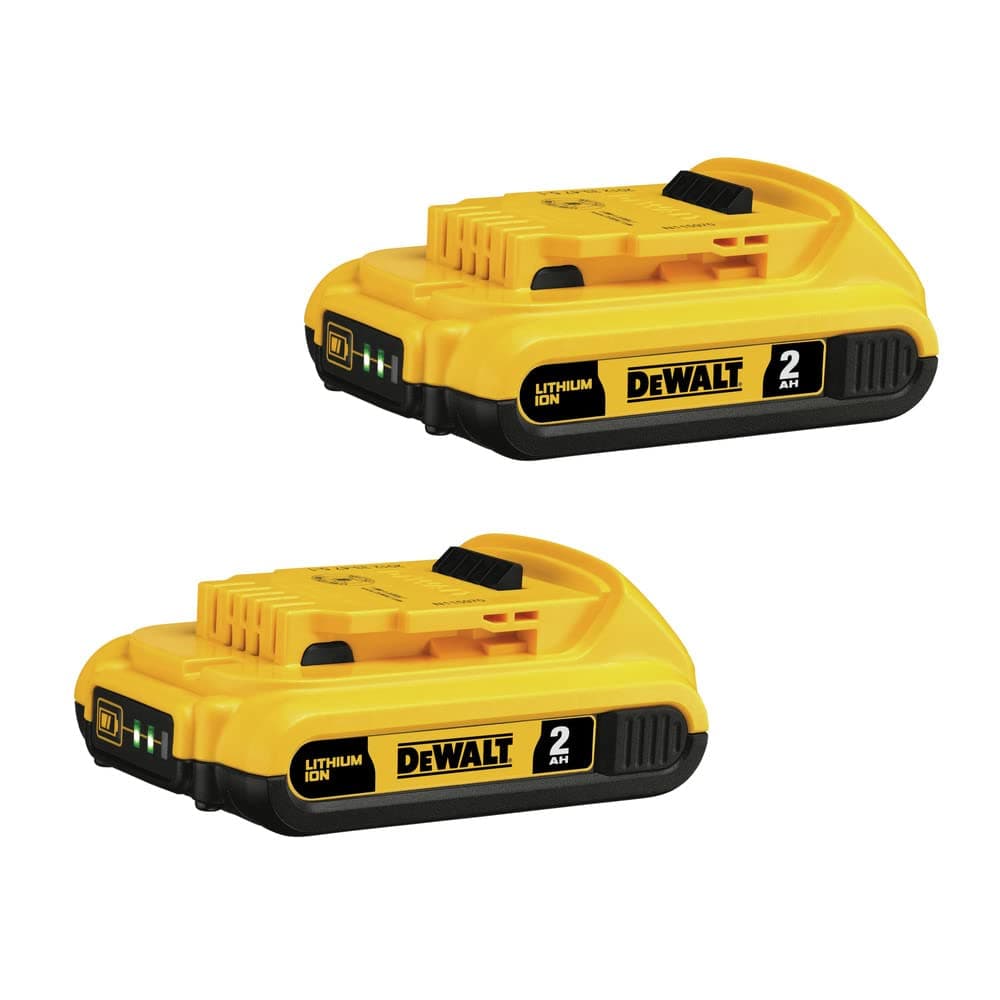 DeWalt DEWALT DCB203-2 20V Max Compact XR Li-Ion Compact Battery, 2-Pack