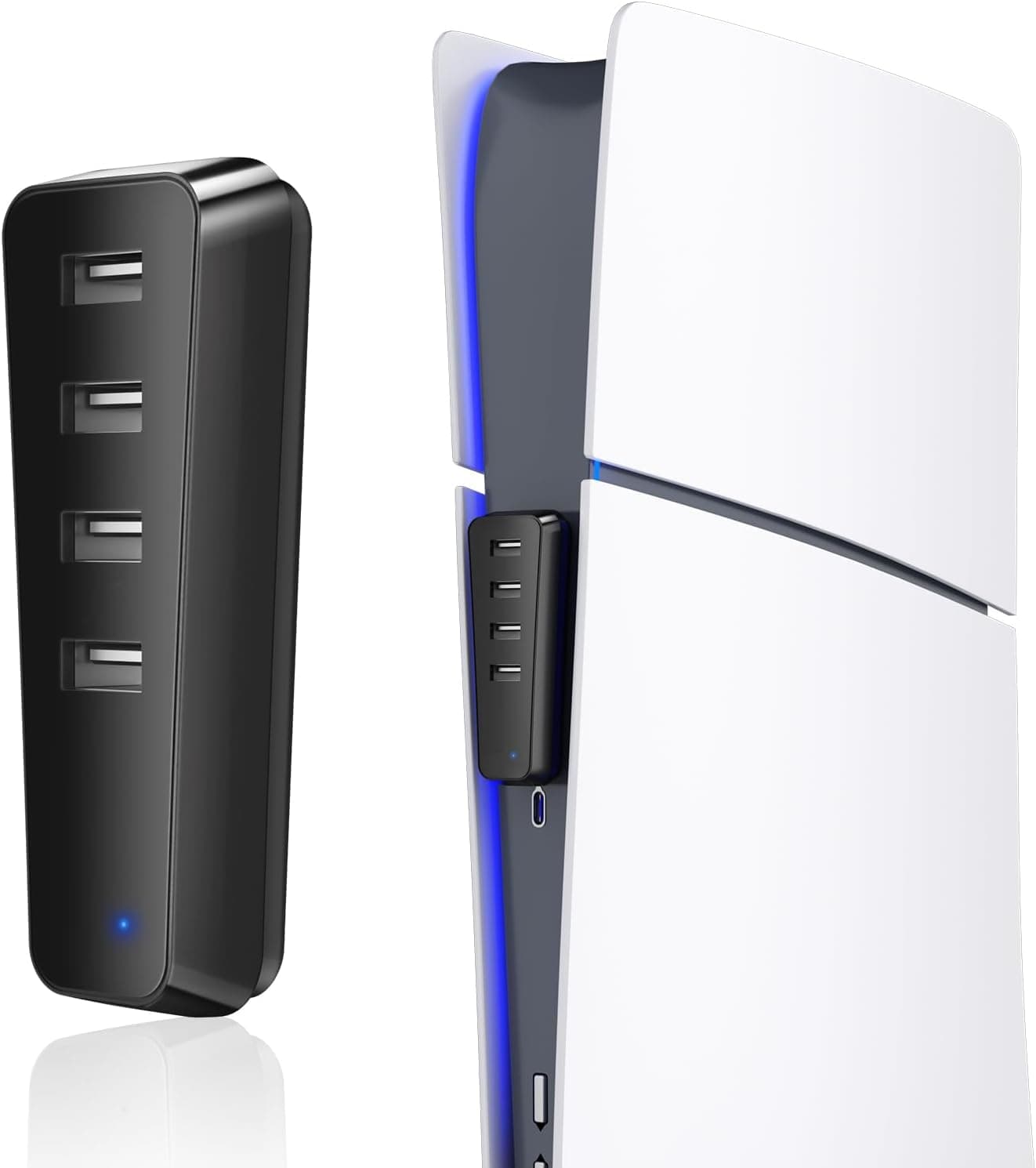 REDEFINITION PS5 USB Expander - 4 Port High-Speed Hub Compatible with PS5 Console