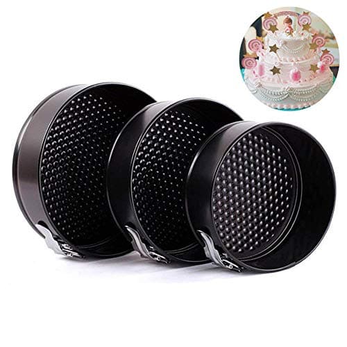 Springform Pan Non-Stick Cheesecake Pan,AFYBL Cake Pan Leakproof Baking Pan Bakeware 3pcs(7"/7.8"/8.7") for Pressure Cooker