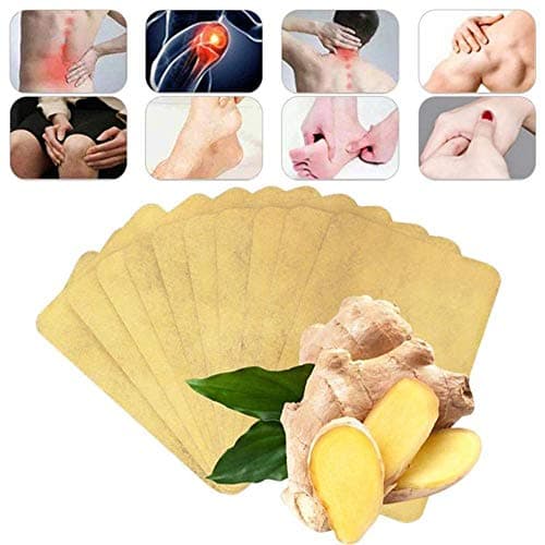 50pcs Ginger Patch Natural Solution For Lymphatic Drainage, Body Pain, Migraine, Joint Pain Ginger Patches