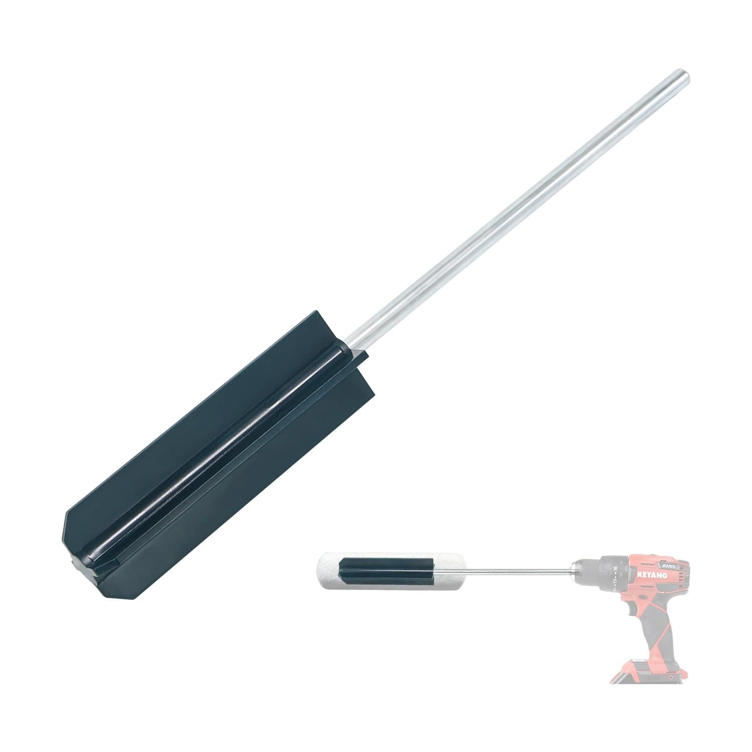 Paint Roller Cleaner Dryer Washer Cleaning Tool for Paint Rollers, Fit 9’’ to 18’’ Paint Roller, Drill Driver Attachment Device-1 Pack