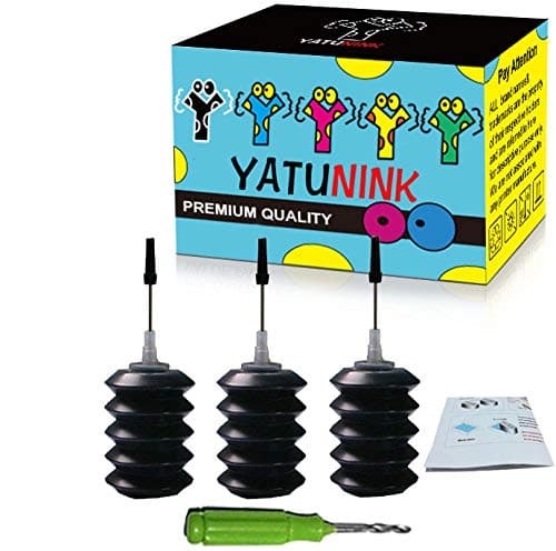 YATUNINK Refill Ink Refill Kit 30ml Replacement for Canon PG-245XL PG-275XL Refill Ink Kit PG-243 PG-275 Refill Ink Work with Pixma TS3520 TS3522 TR4720 MG2522 MG2525 MX490 MX492 Printer(3x30ML BK)
