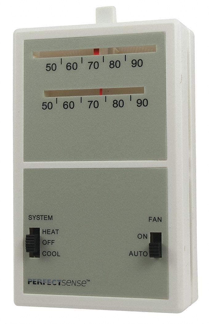 PERFECTSENSE Low Voltage Thermostat, White, 24VAC