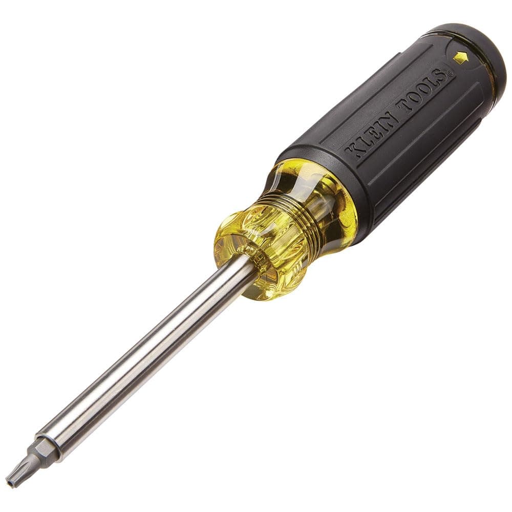 32307 Multi-bit Tamperproof Screwdriver, 27-in-1 Tool with Torx, Hex, Torq and Spanner Bits with 1/4-Inch Nut Driver