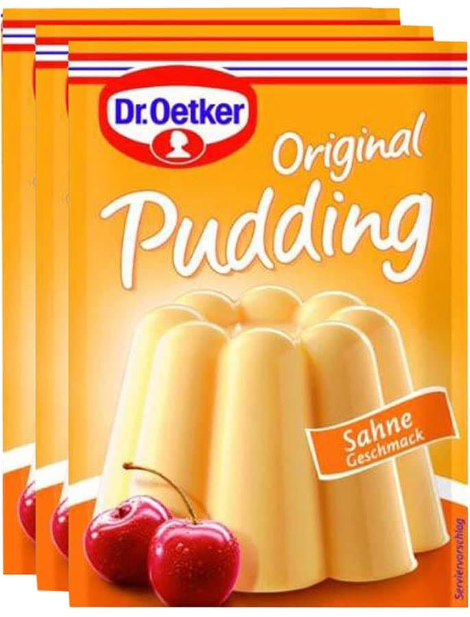 Dr. Oetker Sahne Geschmack Pudding 3-Pack (3x37g)